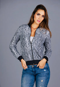 Slim-fit Snake Jacket